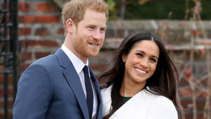 Meghan Markle And Prince Harry Royal Couple Wallpaper