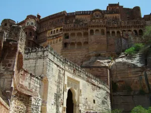 Mehrangarh Fort Large Entrance Wallpaper