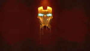 Melted Iron Man Nerd Wallpaper