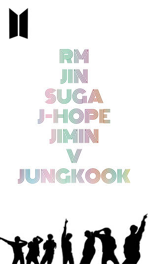 Member Names Bts Dynamite Wallpaper