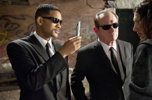 Men In Black Movie Scene Wallpaper