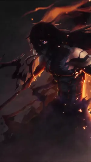 Menacing Fgt Ichigo Artwork Bleach Iphone Wallpaper