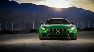 Mercedes Amg Gt Front View Wallpaper