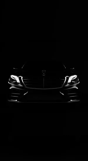 Mercedes Benz Car White Headlights Wallpaper