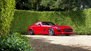 Mercedes Benz Red Sls Amg Wallpaper