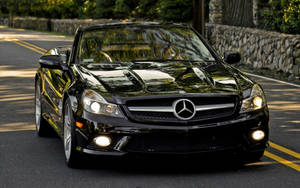 Mercedes Benz Slk Class Black Wallpaper