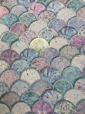 Mermaid Glitters With Silver Outlines Wallpaper