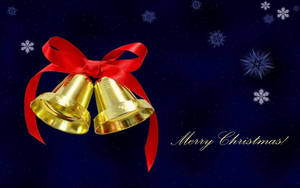 Merry Christmas Bells Wallpaper