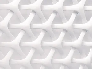 Mesh White Pattern Wallpaper