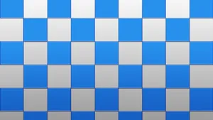 Mesmerizing Blue And White Checkered Squares Pattern Wallpaper