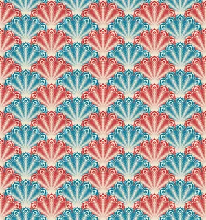 Mesmerizing Display Of A Retro Styled Peacock Wallpaper