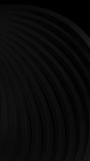 Mesmerizing Pure Black Hd Phone Wallpaper With Elegant Abstract Curves Wallpaper