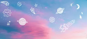 Mesmerizing Tranquility - Pastel Blue Aesthetic Desktop Wallpaper Wallpaper