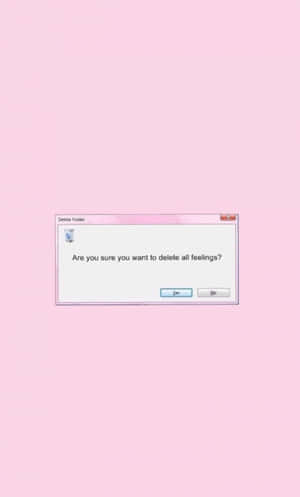 Message Pink Aesthetic Mood Wallpaper