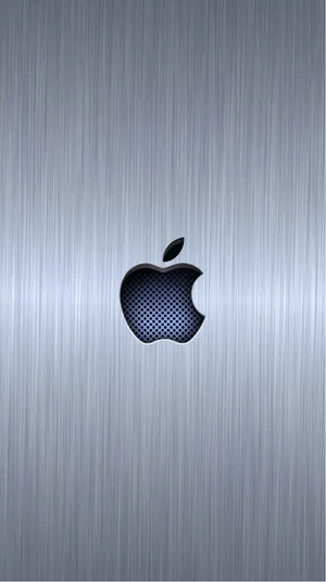 Metal Apple Logo Wallpaper