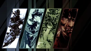 Metal Gear 4k Rising Revengeance Comic Art Style Wallpaper