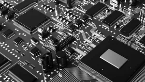 Metallic Circuit Board Wallpaper