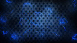 Metallic Holes Blue Texture Wallpaper