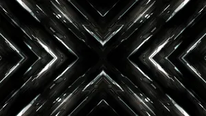 Metallic Letter X Pattern Wallpaper