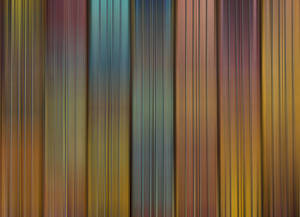 Metallic Ombre Gradient Stripes Wallpaper