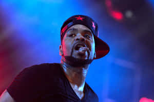 Method Man Performing Live Concert Wallpaper