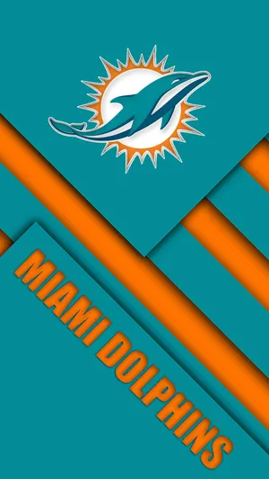 Miami Dolphins Iphone - Feel The Power And Excitement Wallpaper
