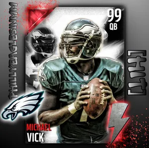 Michael Vick, Quarterback And Philanthropist Wallpaper