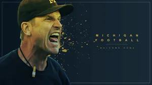 Michigan Football Coach Jim Harbaugh Wallpaper