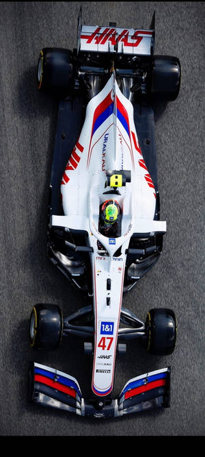 Mick Schumacher Bird's Eye View Wallpaper