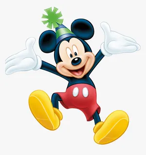 Mickey Mouse Birthday Hat Wallpaper