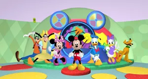 Mickey Mouse Clubhouse Funky Stage Wallpaper