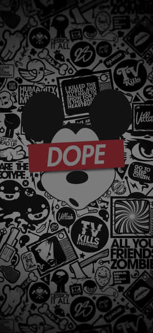 Mickey Mouse Dope Designer Iphone Wallpaper