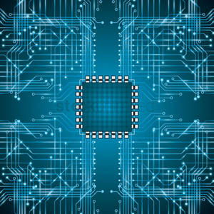 Microchip On Circuit Board Wallpaper