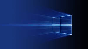 Microsoft Windows Logo Represented In Light Wallpaper