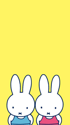 Miffy Rabbits Wallpaper