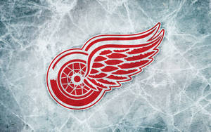 Mighty Detroit Red Wings In Action Wallpaper