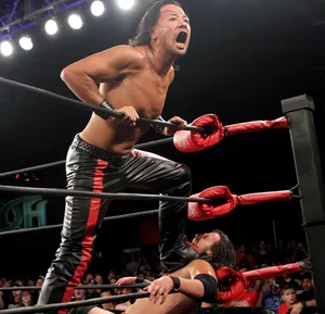 Mighty Shinsuke Nakamura In The Ring Wallpaper