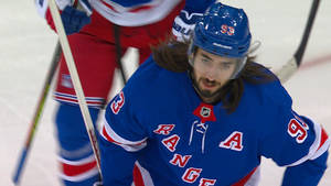 Mika Zibanejad, Leading New York Rangers Wallpaper