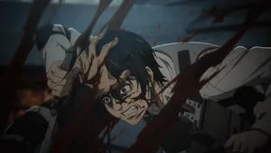 Mikasa Ackerman Blood Splatter Wallpaper