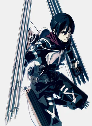 Mikasa Ackerman Thunder Spear Wallpaper