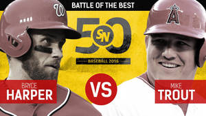 Mike Trout Battle Of The Best Wallpaper