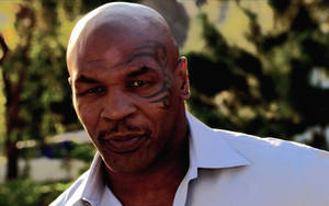 Mike Tyson 4k White Polo Wallpaper