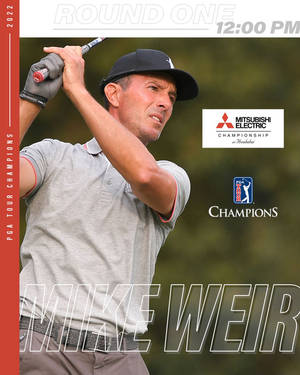 Mike Weir Golf Match Poster Wallpaper