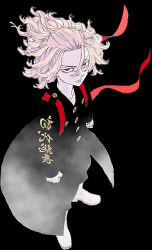 Mikey Of Tokyo Revengers, Focused And Confident. Wallpaper