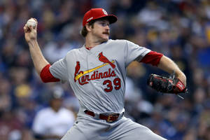 Miles Mikolas Side Profile Baseball Throwing Wallpaper