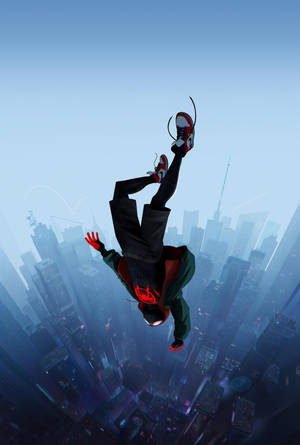 Miles Morales As Spider Man Spider Verse Wallpaper