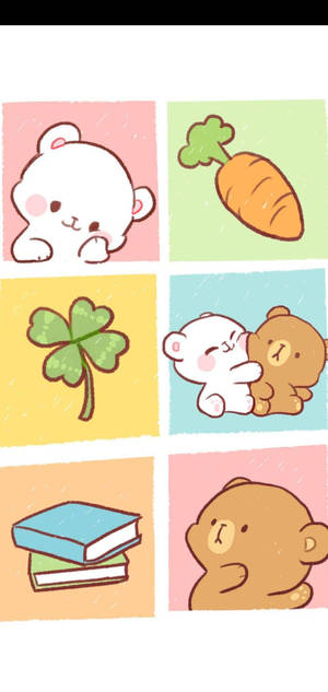 Milk And Mocha Bears Carrot Leaf Books Wallpaper