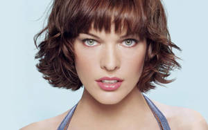 Milla Jovovich Actress Model Lovely Wallpaper