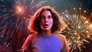Millie Bobby Brown As Eleven In Stranger Things Wallpaper