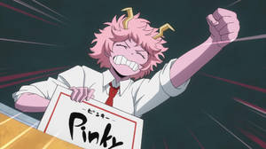 Mina Ashido Of Bakusquad Wallpaper